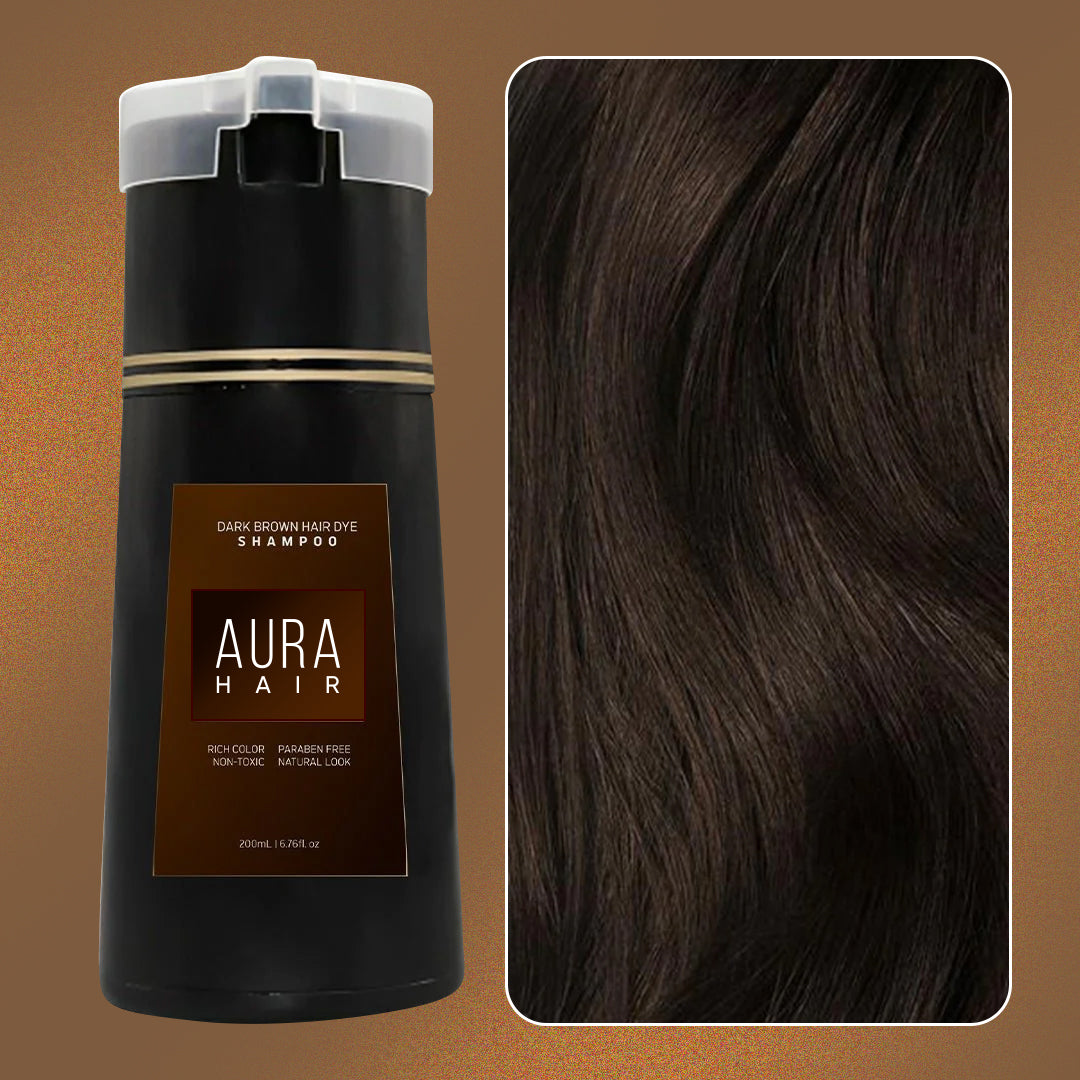 Aura Hair Instant Hair Dye Shampoo