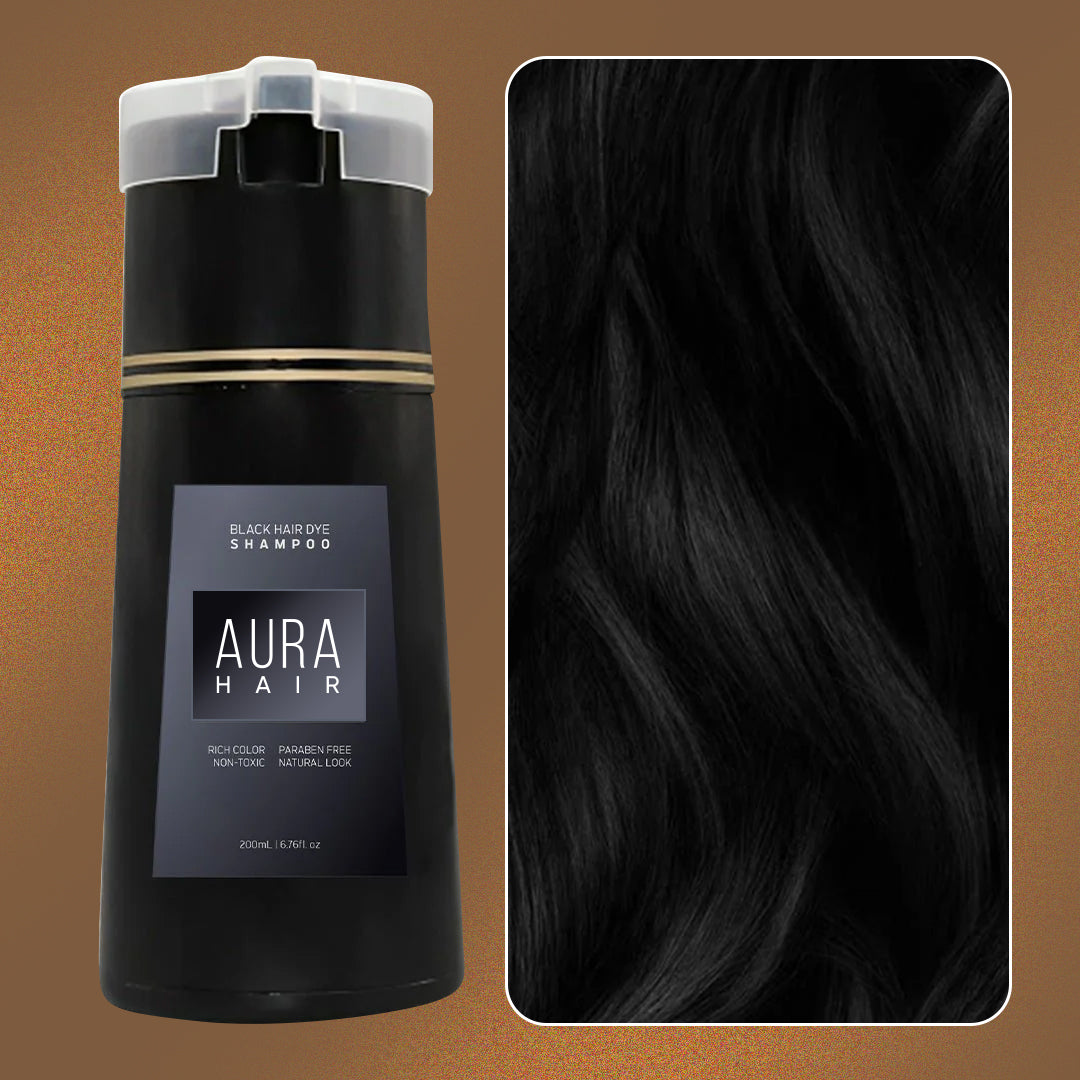 Aura Hair Instant Hair Dye Shampoo